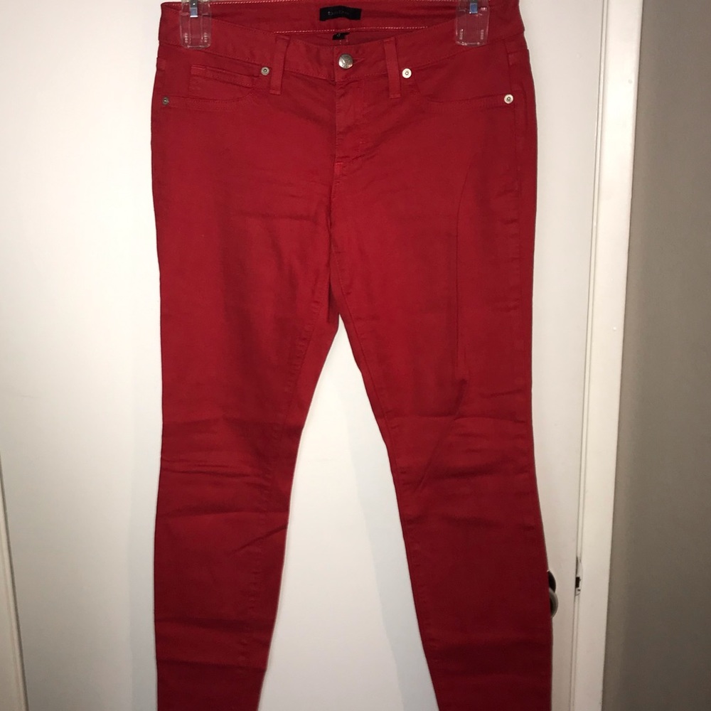 bebe Red Skinny jeans